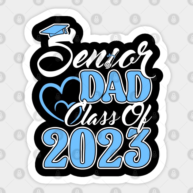 Senior Dad Senior 2023. Class of 2023 Graduate. Sticker by KsuAnn